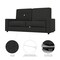 Bestar Bestar Universel 78W Sofa for Queen Murphy Bed (no backrest) in grey AC-1070-25 - alternate 9